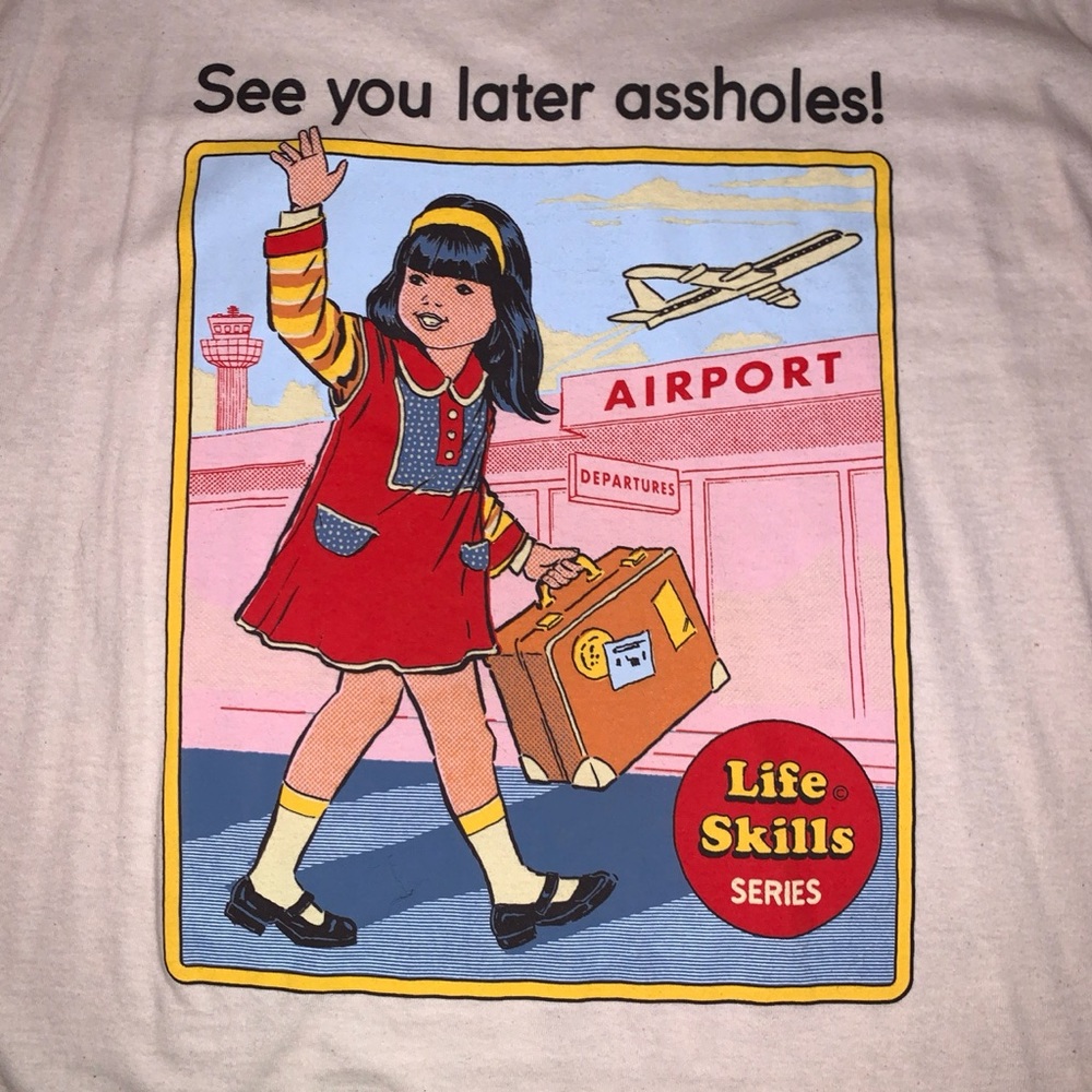 👋See You Later T-Shirt By Steven Rhodes👋